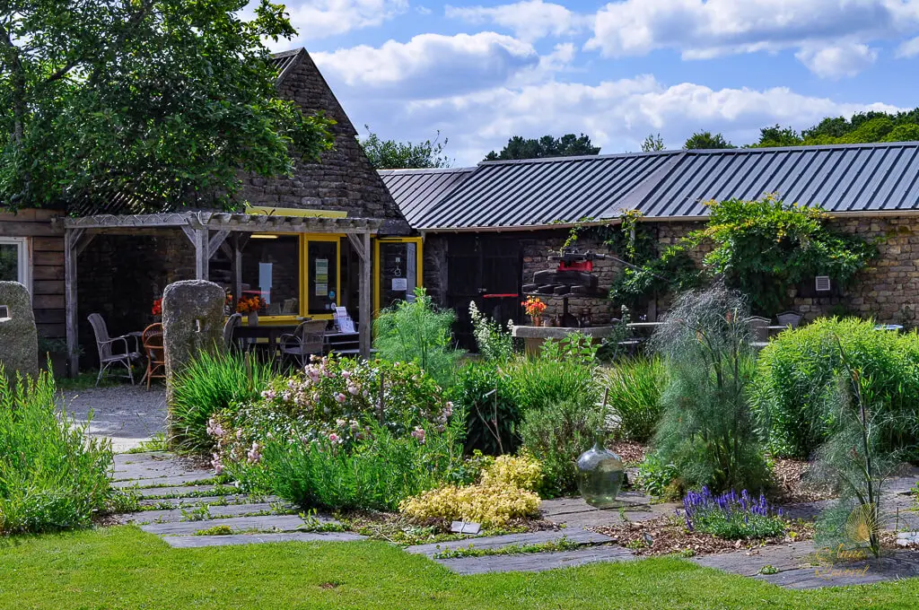 jardin damier palis de schiste
