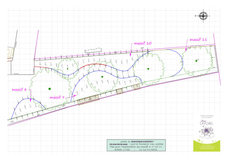 plan d implantation de jardin